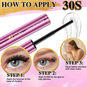 User applying AILAISHI lash glue