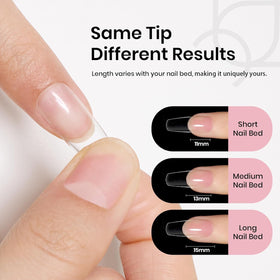 User applying beetles Gel Nail Kit for DIY manicure