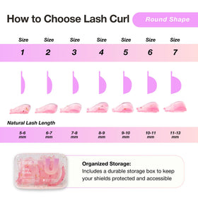 User applying CURACOR Lash Lift Shields during a lash lift procedure