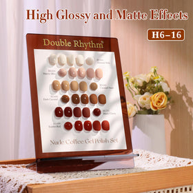 User applying Double Rhythm Gel Polish at home