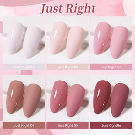 User applying gel polish with a brush