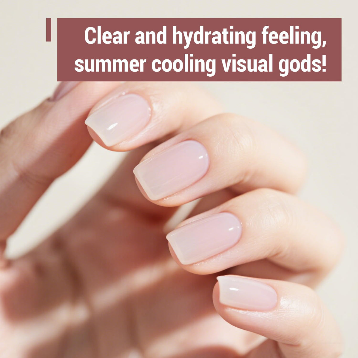 User applying JODSONE gel nail polish at home