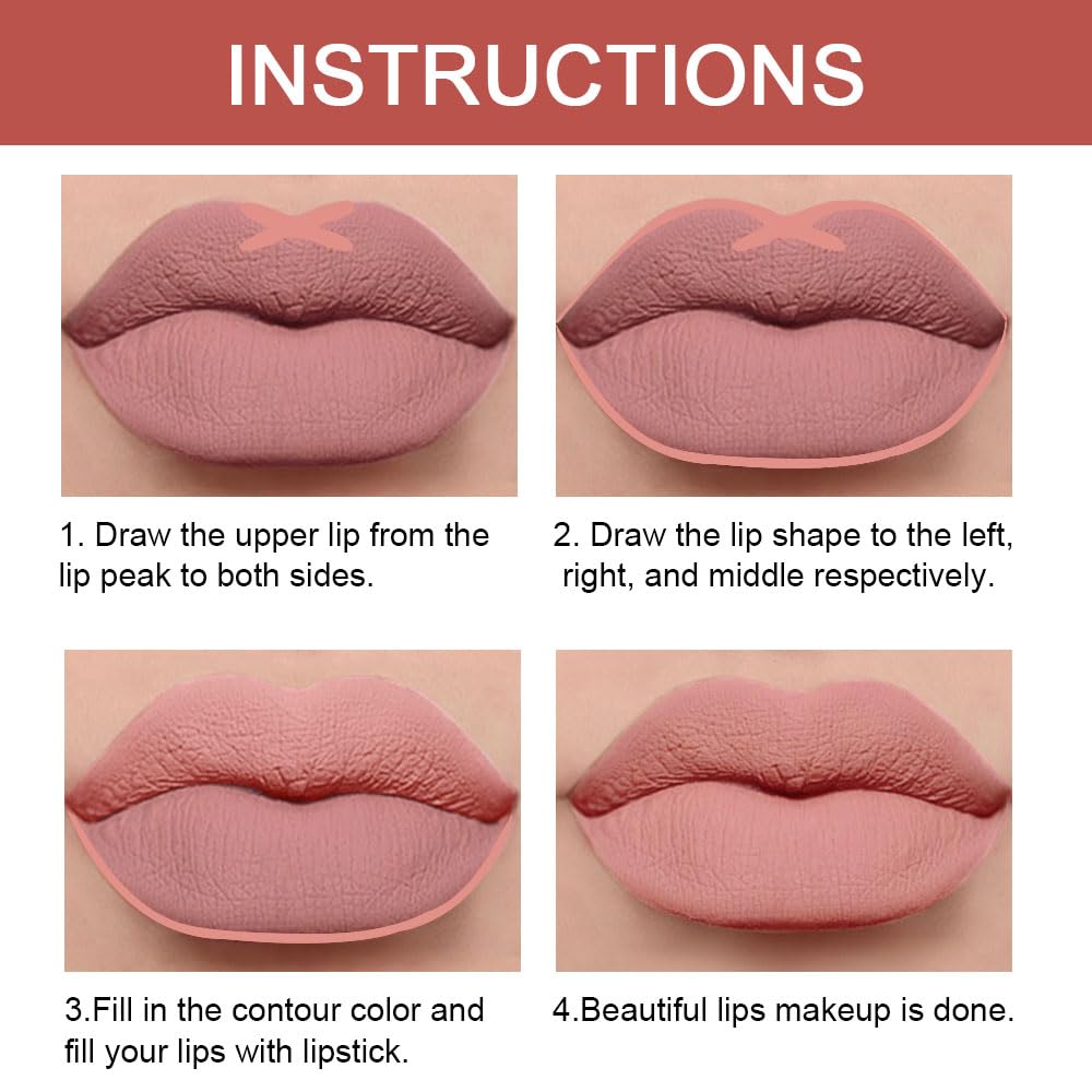 User applying Kaely lip liner for a defined look