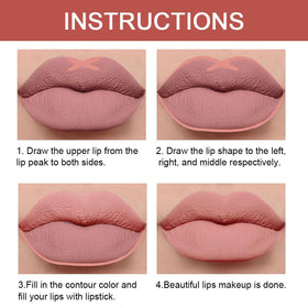User applying Kaely lip liner for a defined look