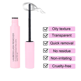 User applying LAUBESS lash clusters at home