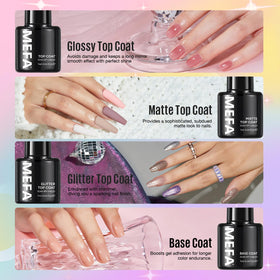 User applying MEFA gel nail polish at home