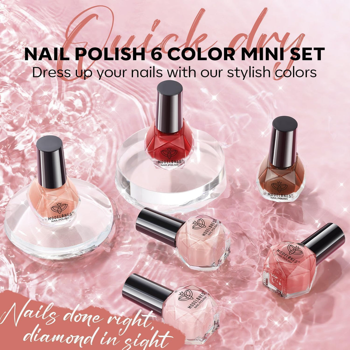User applying modelones Jelly Nail Polish at home