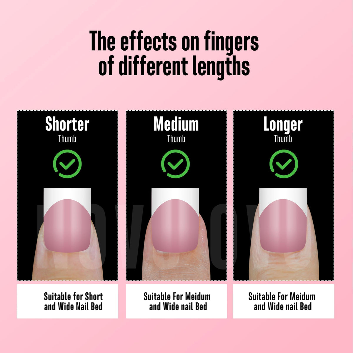 User applying NOVO OVO nail tips at home
