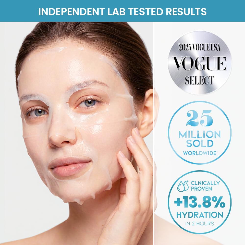 User enjoying relaxation with #OOTD Collagen Mask