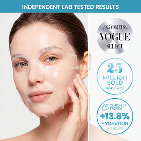 User enjoying relaxation with #OOTD Collagen Mask