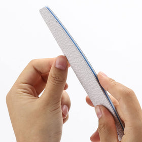 User filing nails with BTYMS nail file