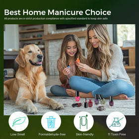 User-friendly brush design of Morovan nail polish