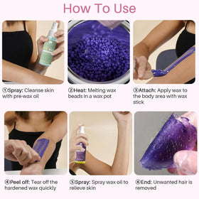 User-friendly instructions included with BLITZWAX kit
