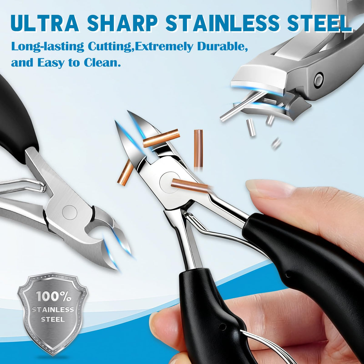 User-friendly toenail clippers designed for seniors
