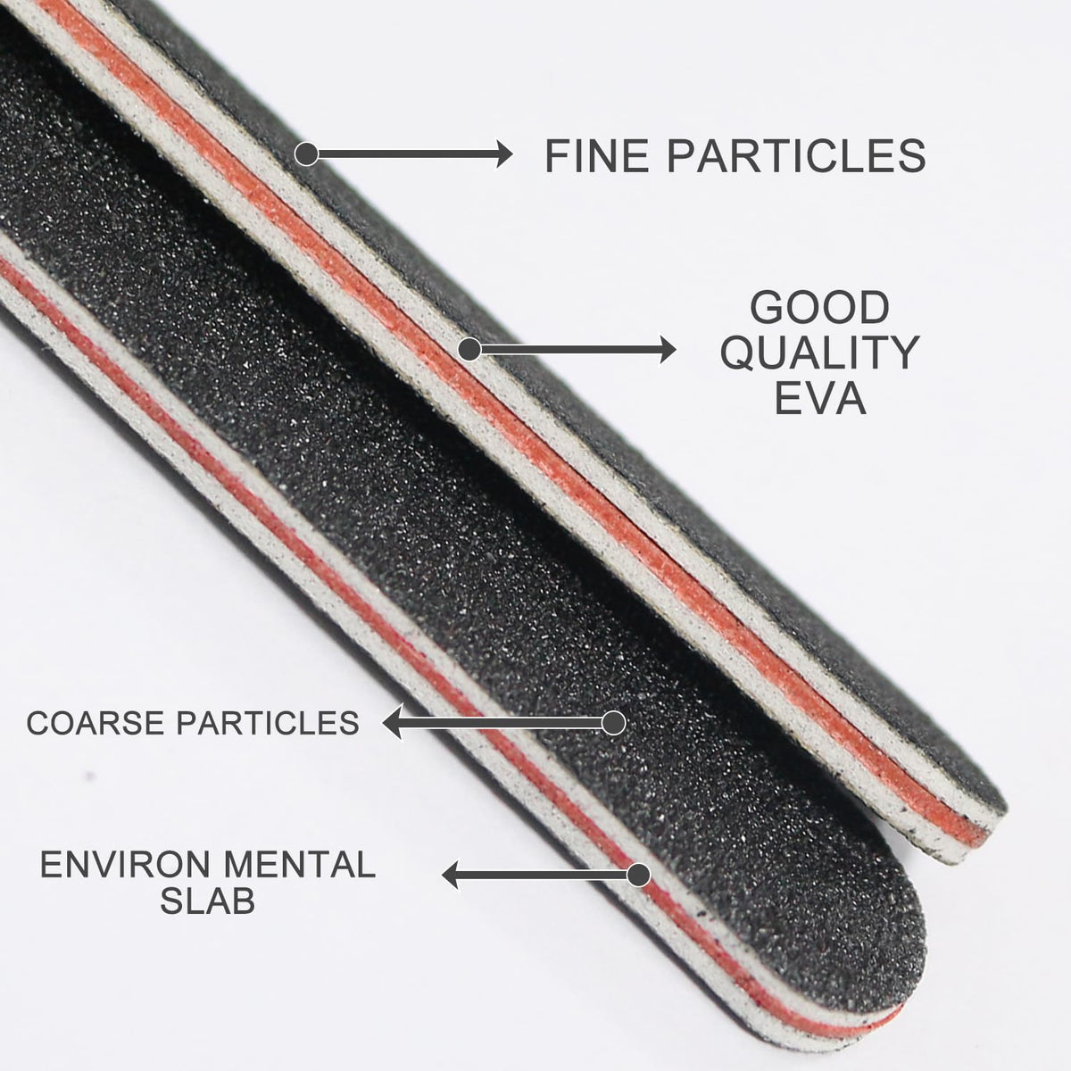 User holding RedFlow nail file for nail shaping