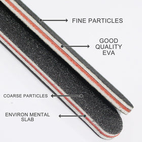 User holding RedFlow nail file for nail shaping