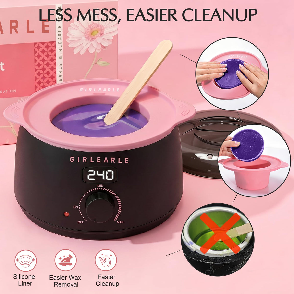 User manual for GIRLEARLE Digital Waxing Kit