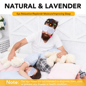 User relaxing with XPCARE Steam Eye Mask at home
