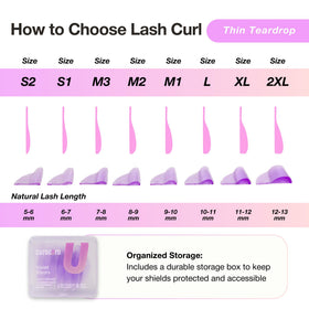 Using CURACORO Lash Lift Shields during a lash lifting procedure