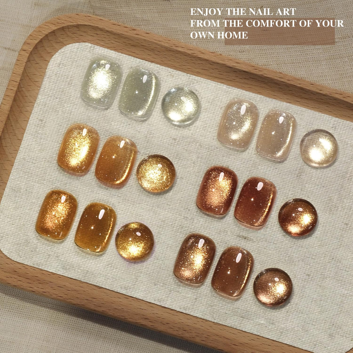 Using magnet with GAOY Glitter Cat Eye Gel Nail Polish
