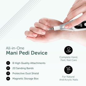 UTILYZE PediLux Pro electric nail file drill set packaging