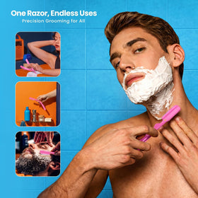 Utopia Care Straight Razor safety features demonstration