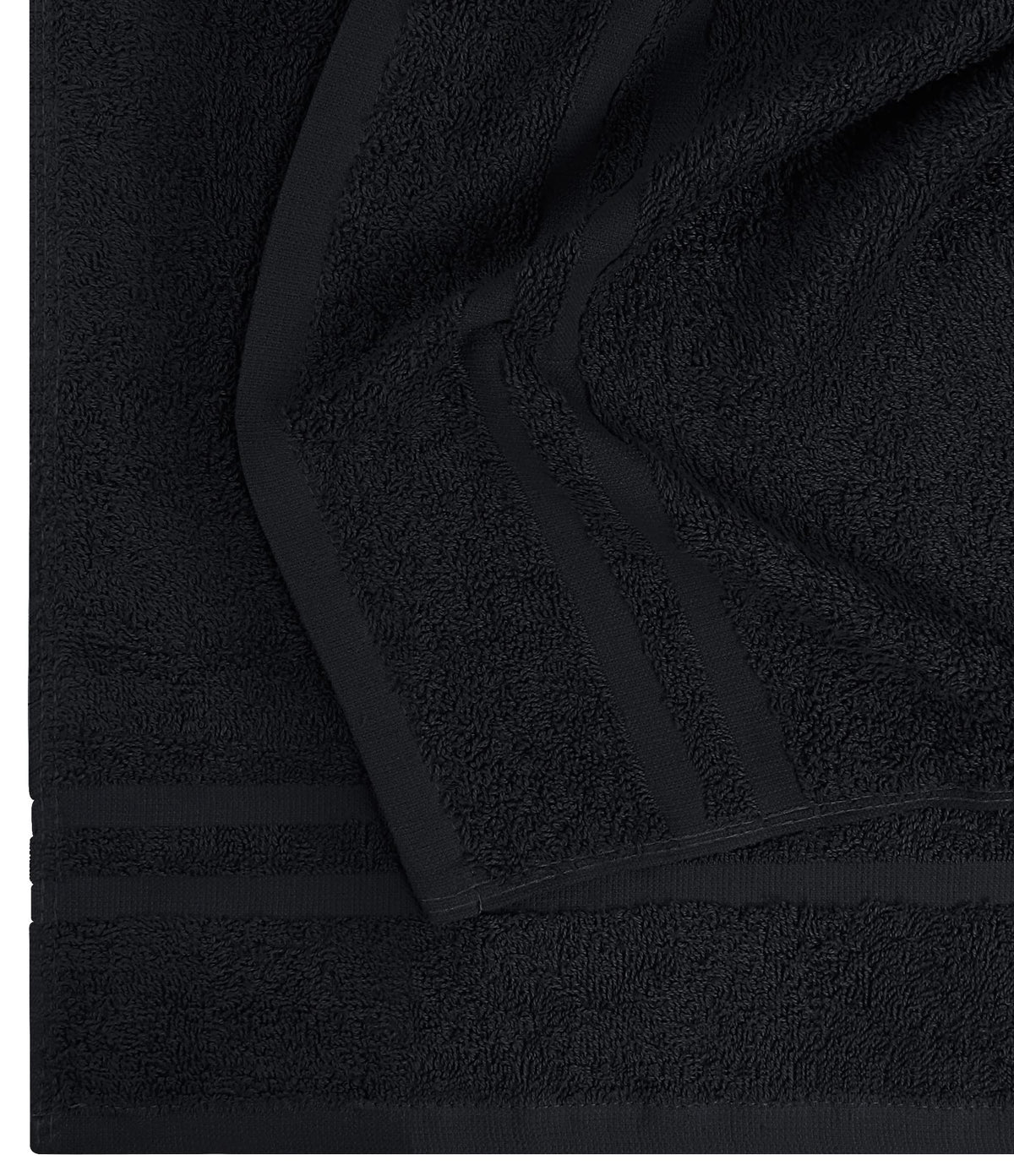 Utopia Towels 16x27 inch Black Salon Towel close-up