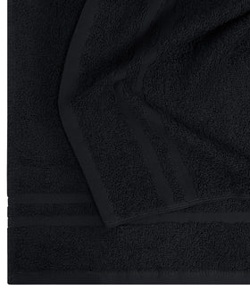 Utopia Towels 16x27 inch Black Salon Towel close-up