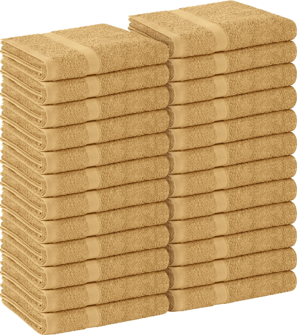 Utopia Towels Salon Towels beige pack of 24 front view