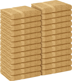 Utopia Towels Salon Towels beige pack of 24 front view