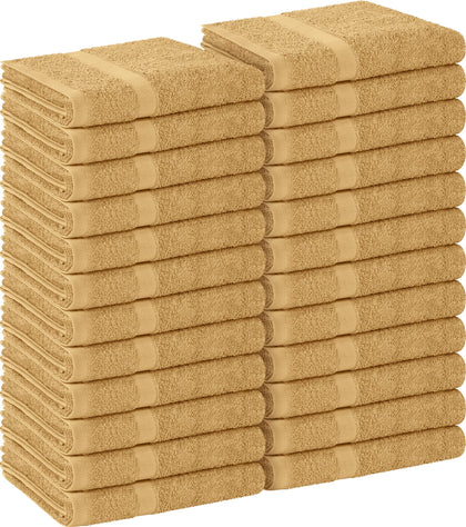 Utopia Towels Salon Towels beige pack of 24 front view