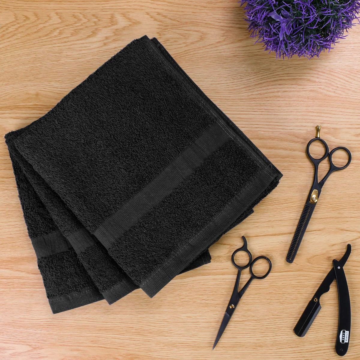 Utopia Towels salon towels in a spa setting