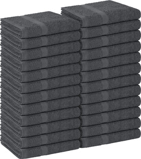 Utopia Towels Salon Towels pack of 24 grey towels front view