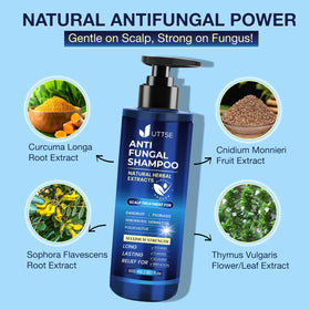 Uttse Anti-Fungal Shampoo 300 mL back view
