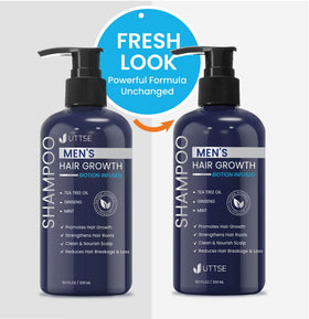 Uttse Biotin Hair Growth Shampoo packaging with product details