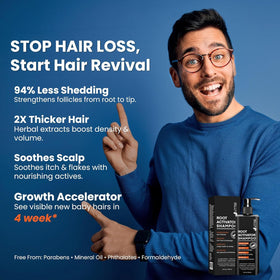Uttse Root Activator Shampoo bottle side view