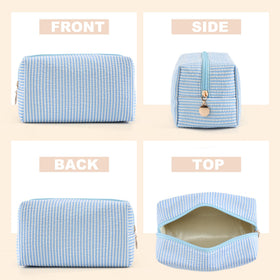 UUYUUY 3PCS Makeup Bag showing interior storage space