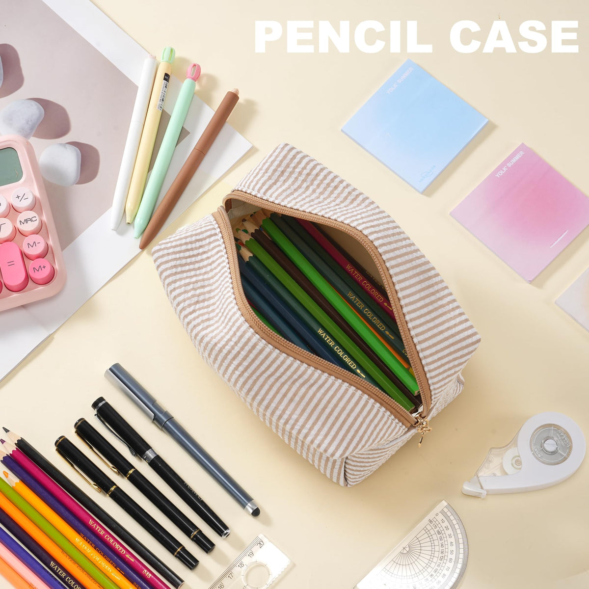 UUYUUY Makeup Bag alongside skincare products