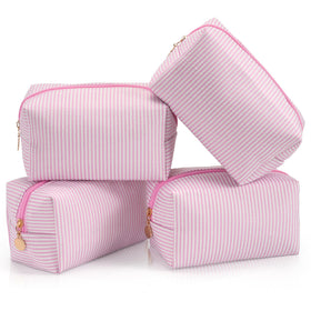 UUYUUY Makeup Bag Set 4PCS in pink front view