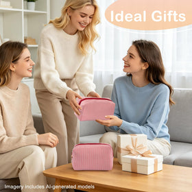 UUYUUY Makeup Bag Set for desk organization