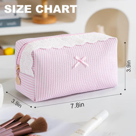 UUYUUY Makeup Bag with cosmetics inside