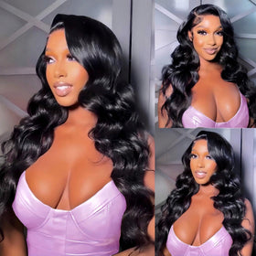 Uveous 22 Inch Glueless Human Hair Wig packaging
