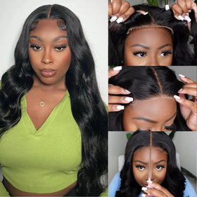 Uveous 26 Inch Glueless Wig Body Wave front view