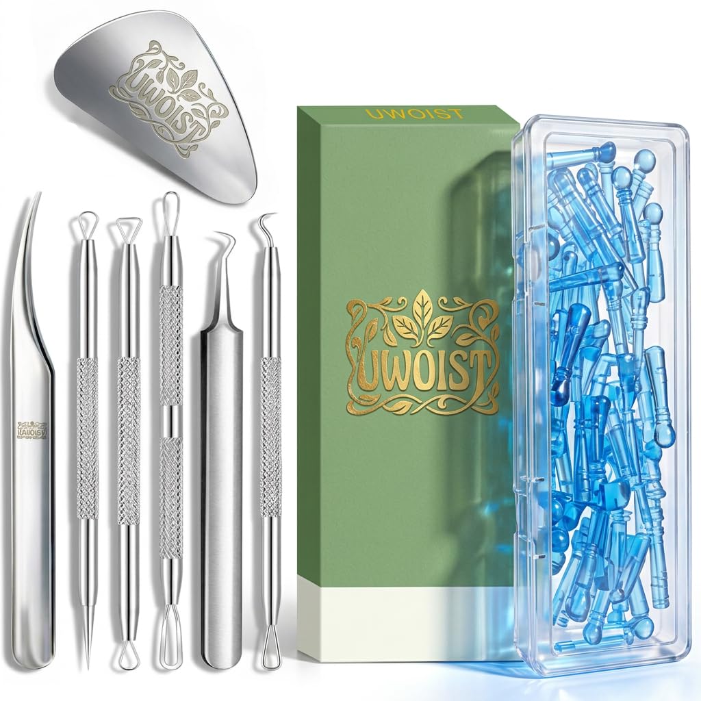 UWOIST Pimple Popper Tool Kit 57 pieces in a compact case