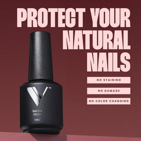 V Beauty Pure Gel Base Coat 15mL with application brush