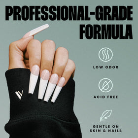 V Beauty Pure Super Bond Nail Primer 15mL application on nails