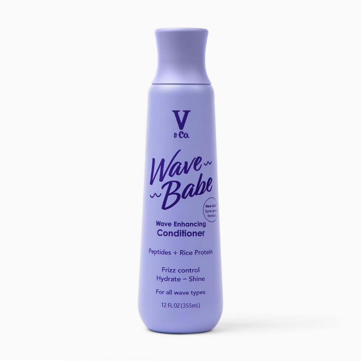 V&CO Wave Babe Wavy Hair Conditioner 12 fl oz front view