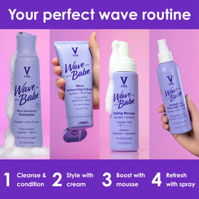 V&CO Wave Babe Wavy Hair Conditioner side view