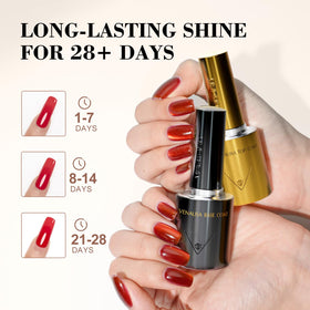 V VENALISA gel polish application on nails