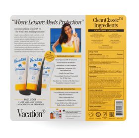 VACATION Classic SPF 50 Sunscreen Lotion texture close-up